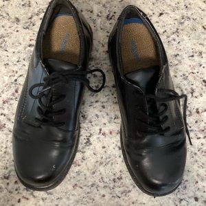 Black formal boys shoes, only wore once.